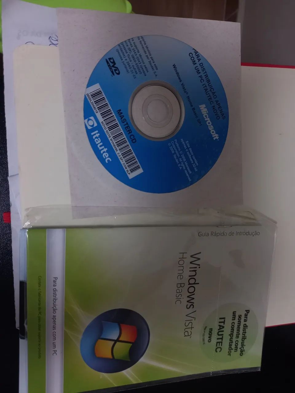 Cd Windows Vista Home Basic usado