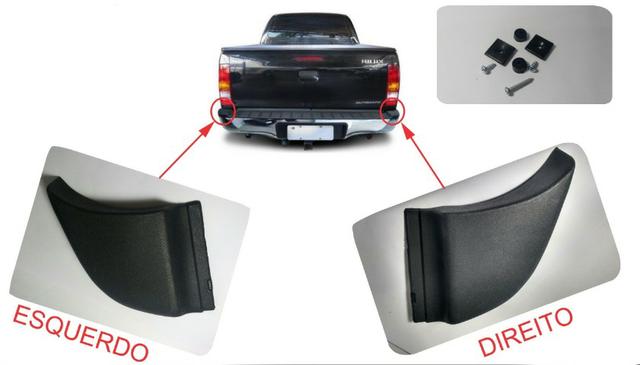 Ponteira Do Para-choque Traseiro Hilux 2005 Até 2015 - Foto 6