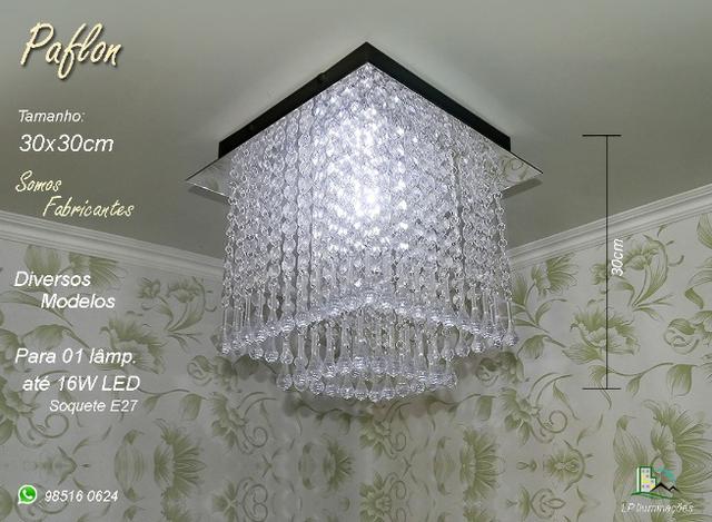 Lustre / Com Instalação / 242,00 em 4X60,50 s/j ou 10% á vista / Unid - Foto 3