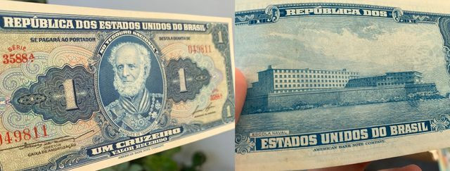 Lote de 17 cédulas antigas do Brasil (Flor de Estampa) - Nunca circularam - Foto 2