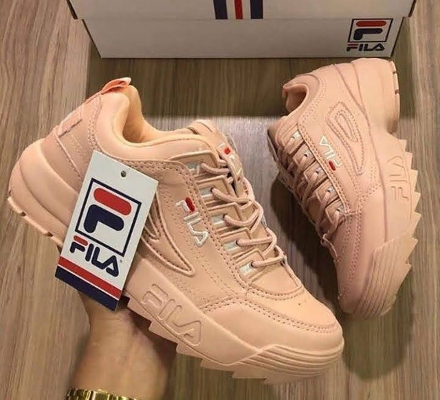 tenis fila disruptor rose