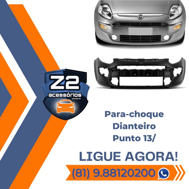 Parachoque Dianteiro Punto Fiat 2013 2014 2015