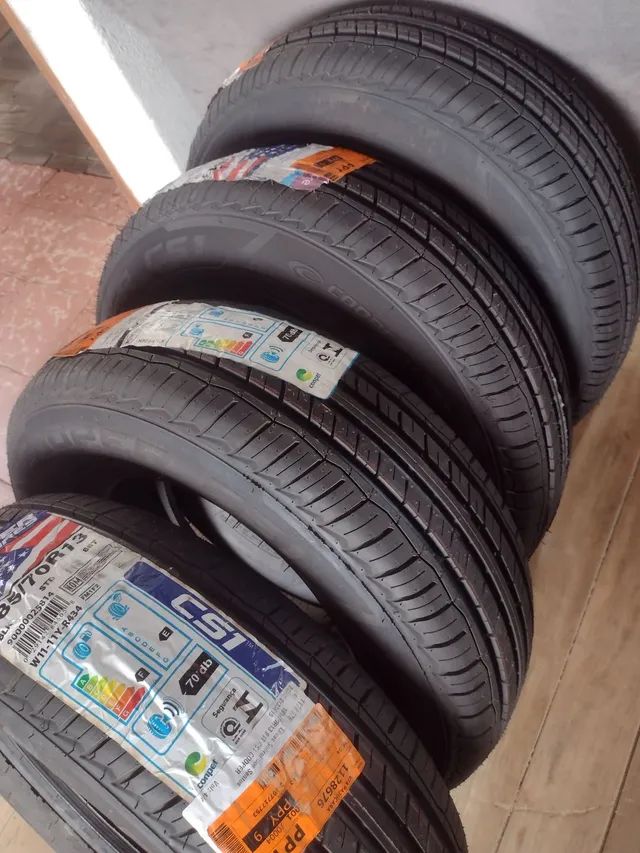 Pneus 185/70 R13 Novos - Foto 5