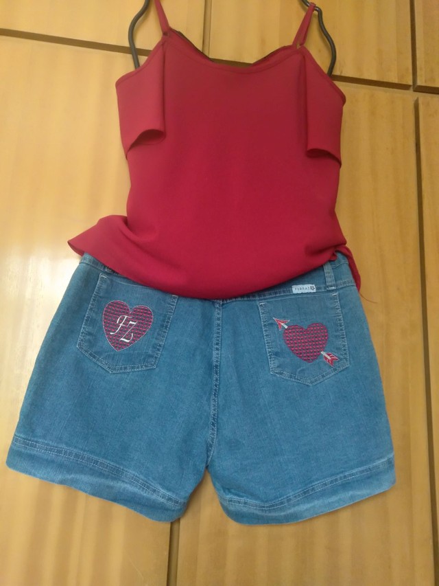 BLUSA E SHORTS - Foto 3