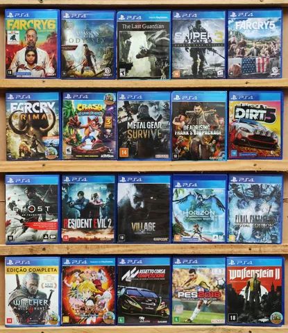 Jogos para PS4 , jogos pouco utilizados em CDs novos Évora (São