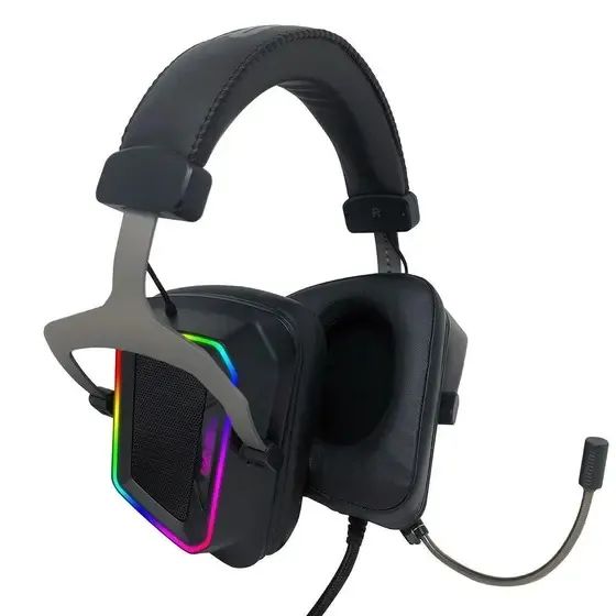 Headset Gamer Patriot Viper V380 RGB, Conexão USB, 7.1 Virtual Surround, Driver 53mm, Pret - Foto 2