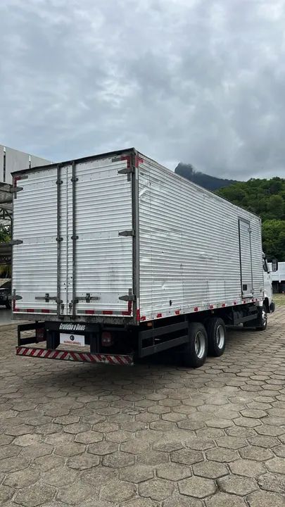 vw/volkswagen 8.150 3/4 truck, ano 2005, com bau, branco - Foto 6