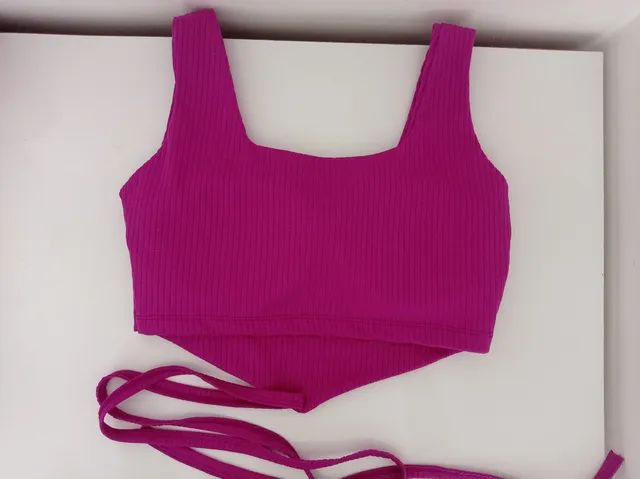 Top roxo NOVO - Foto 2
