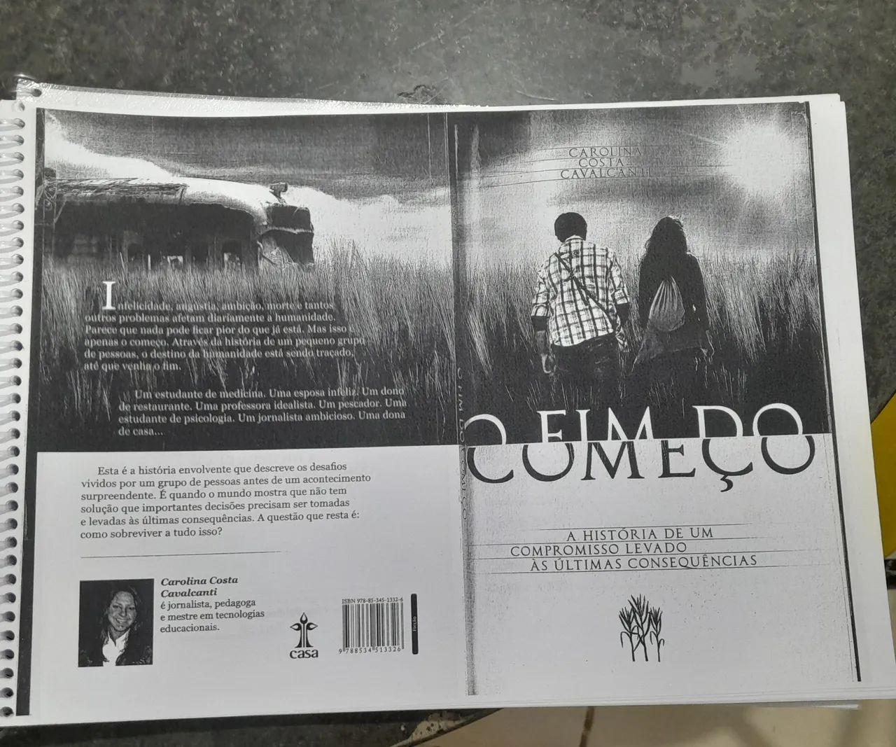 Livro didático da escola Adventista, "O FIM DO COMEÇO" 