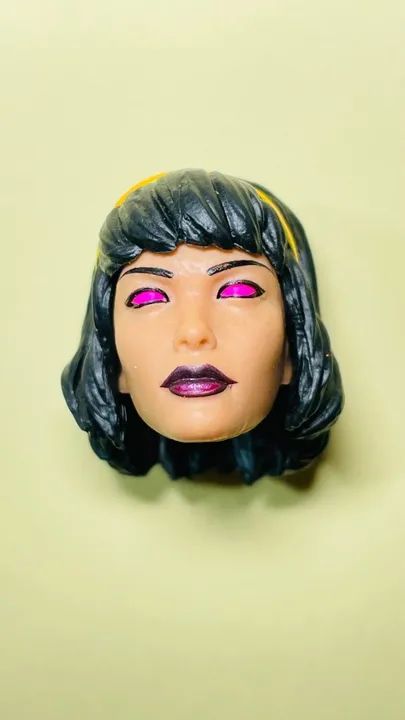 Marvel Legends - cabeça da Karma dos Novos Mutantes - altura 2 cm - X-Men - Foto 3