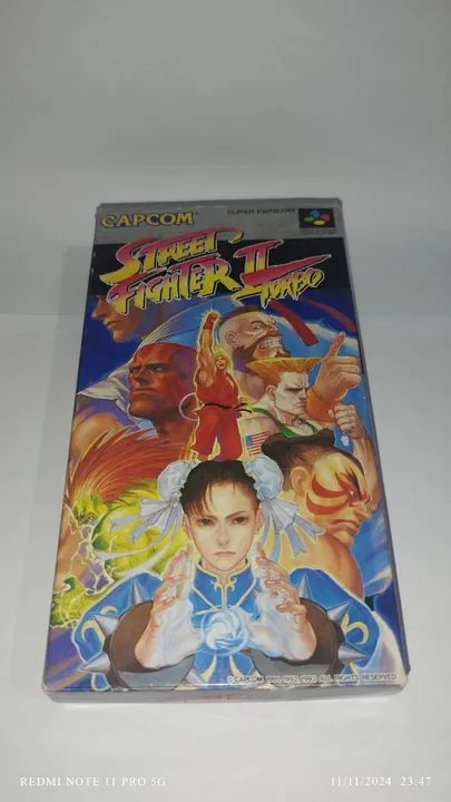 Street Fighter II Turbo Na Caixa Super Famicom - Foto 3