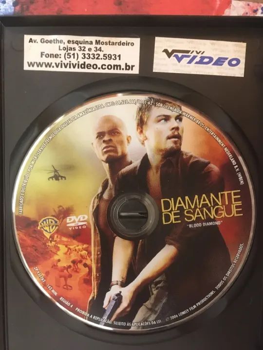 DVD Diamantes de Sangue - Foto 3