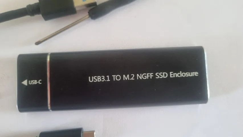 Case Ssd M2 6gbps Sata Ngff Pra Usb 3.1 Pcie Gen2 10gbps - Foto 3