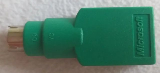 Plug Adaptador Mini Din Ps2 macho 6 pinos X Usb femea, microsoft original,  - Foto 4