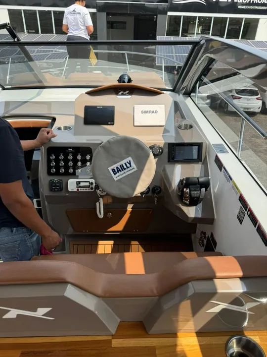 Lancha NX 360 + 2 motores mercruiser 250hp DTS - Foto 5