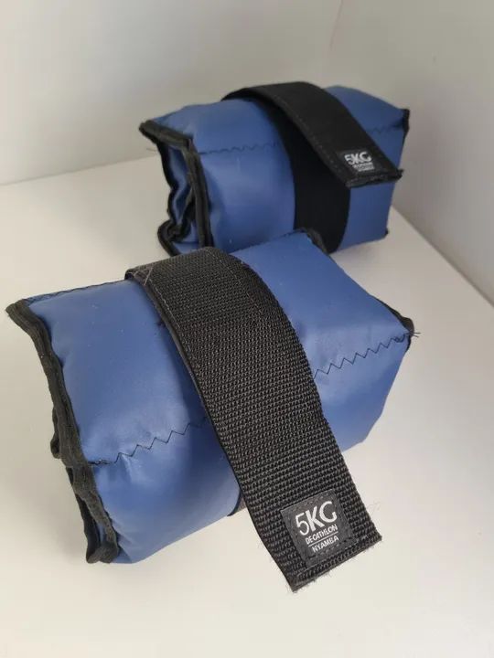 Par de Caneleira Tornozelo 5kg Decathlon - Foto 2