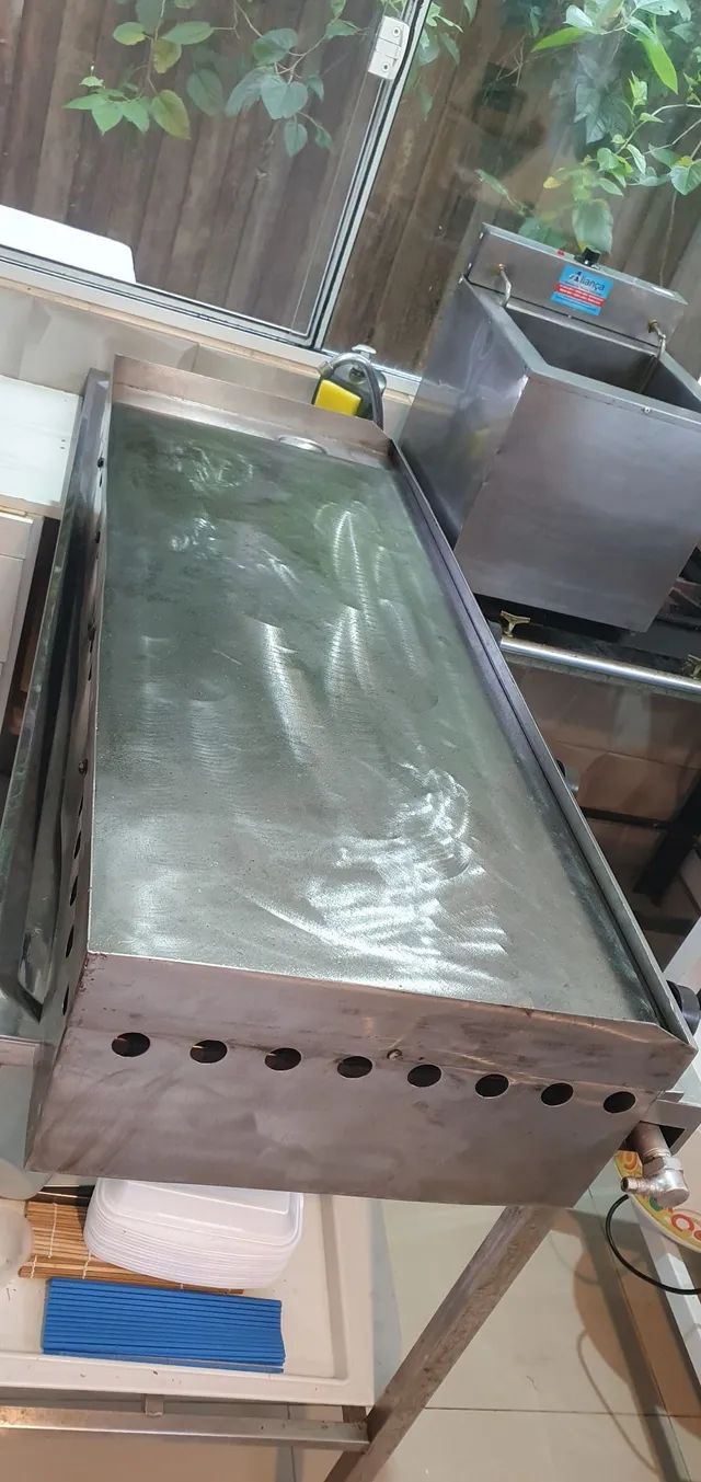 Chapa lanches, grelhados monarcha 1,10x0.40  - Foto 3