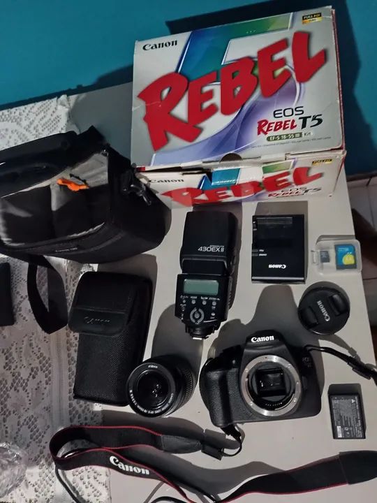Câmera Canon T5  - Foto 3
