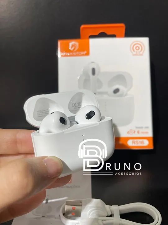 Fone sem fio Bluetooth 