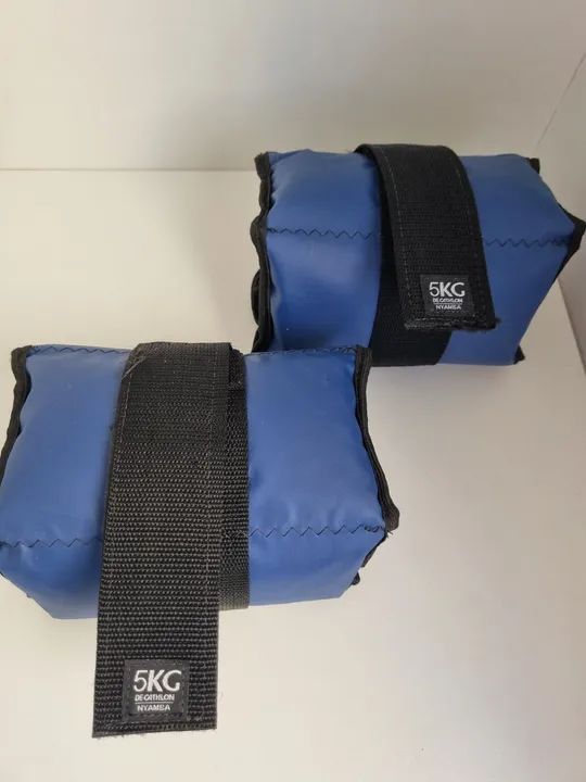 Par de Caneleira Tornozelo 5kg Decathlon