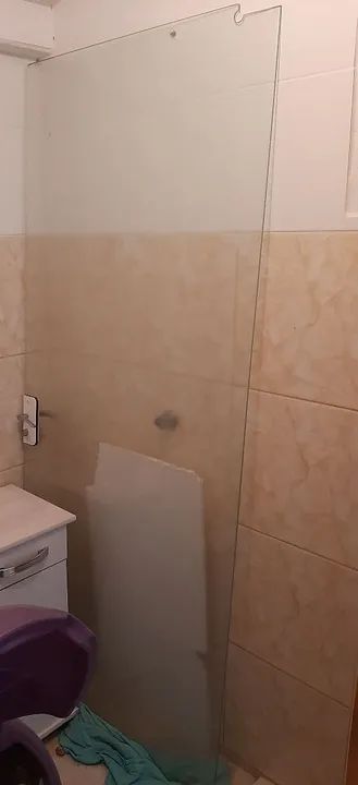 Porta de Vidro com Fechadura 6mm