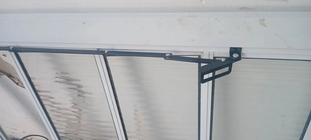 Porta de Alumínio com Vidro - Semi Nova - Foto 2