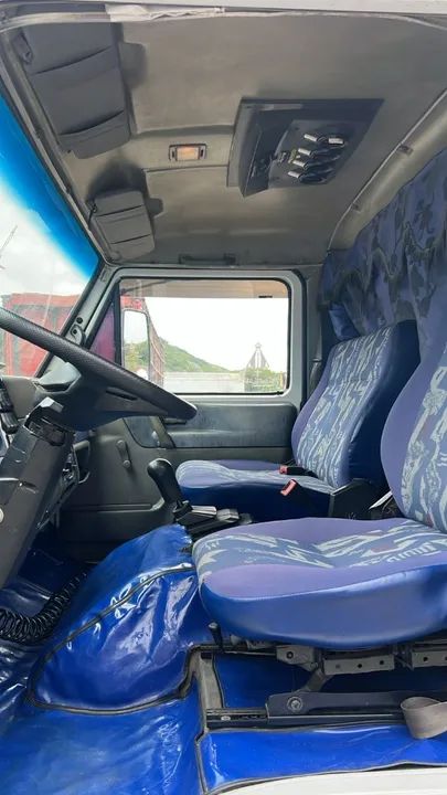 vw/volkswagen 8.150 3/4 truck, ano 2005, com bau, branco - Foto 7