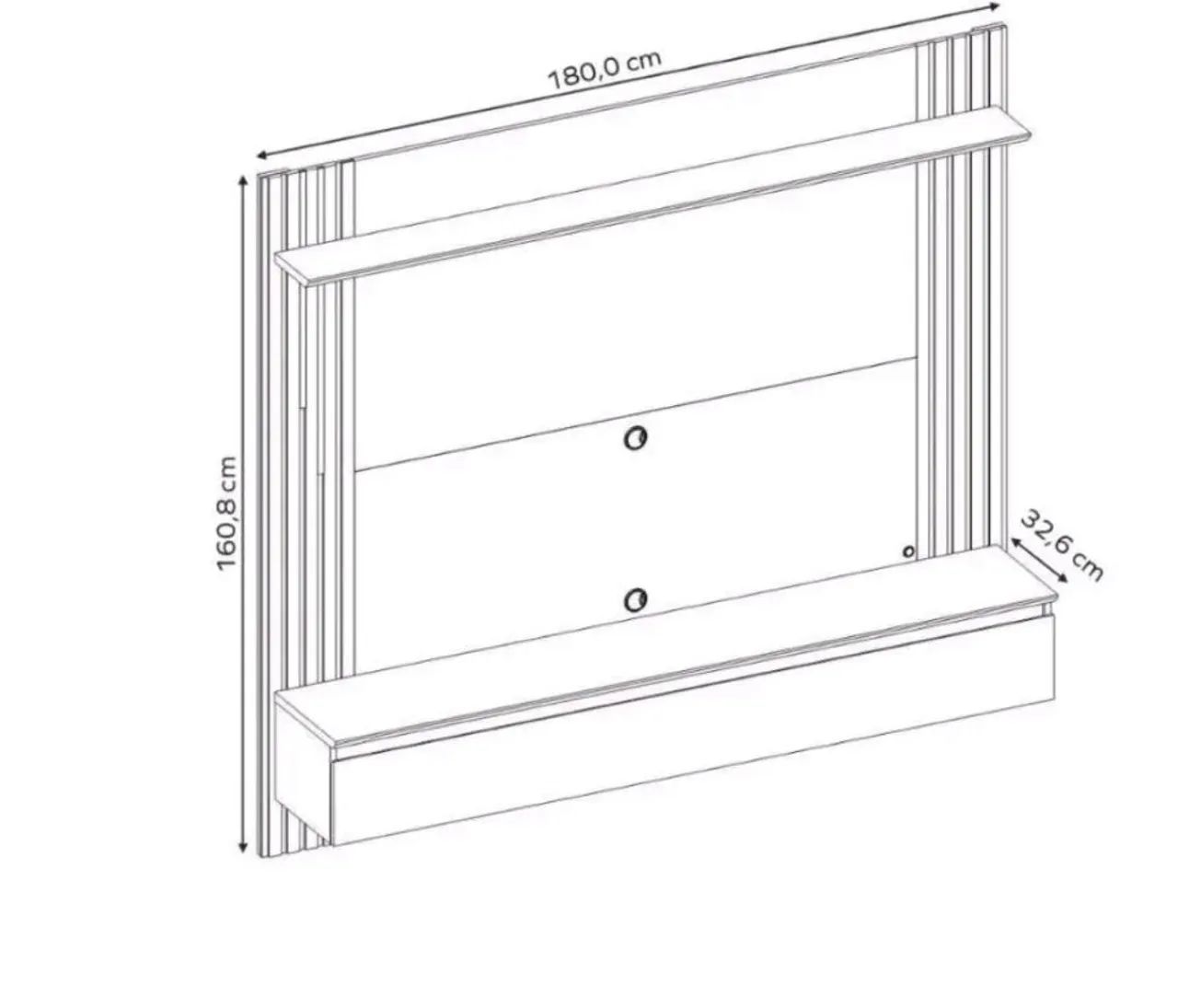 Painel para 65 polegadas com led ripado super moderno 64962141719555121