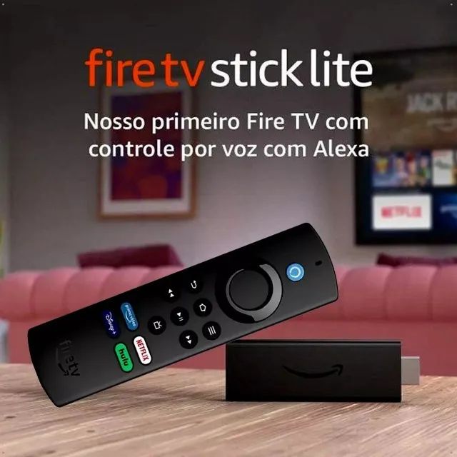 Amazon Fire Tv Stick Lite De Voz Full Hd 8gb 1gb Memória Ram - Foto 5