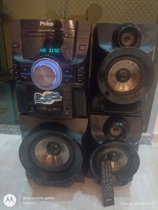 Som. DVD  saída USB , Philco,1.100 w  - Foto 2
