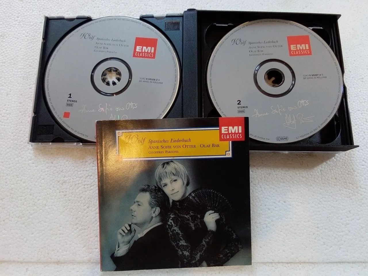 Cd duplo Wolf Spanisches Liederbuch Anne Sofie Von Otter cd original importado da Europa r - Foto 5