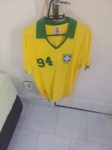 Camisa seleção brasileira tetracampeã mundial 94 tamanho G 