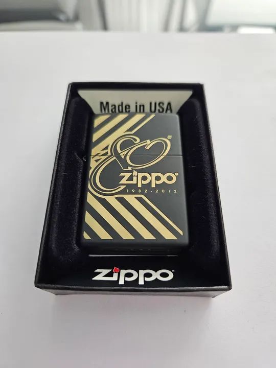 Isqueiro Zippo - Edição Especial de 80 anos 
