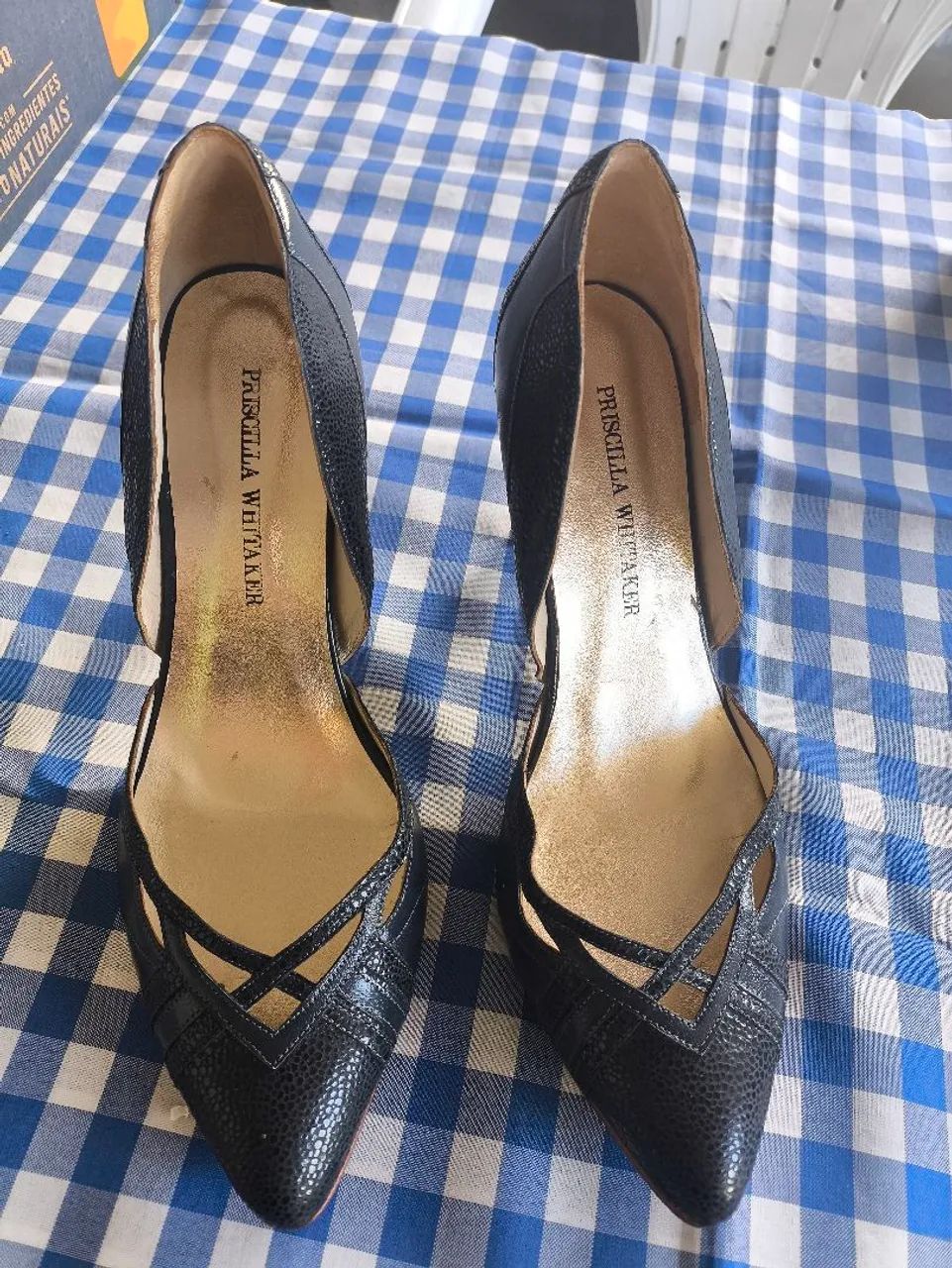 Salto Alto Azul marinho - Priscilla Whitaker - Foto 2