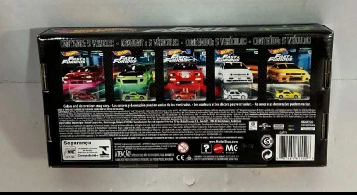 Hot Wheels Velozes e Furiosos Original Edição Limitada Premium Conjunto (Novo) - Foto 5