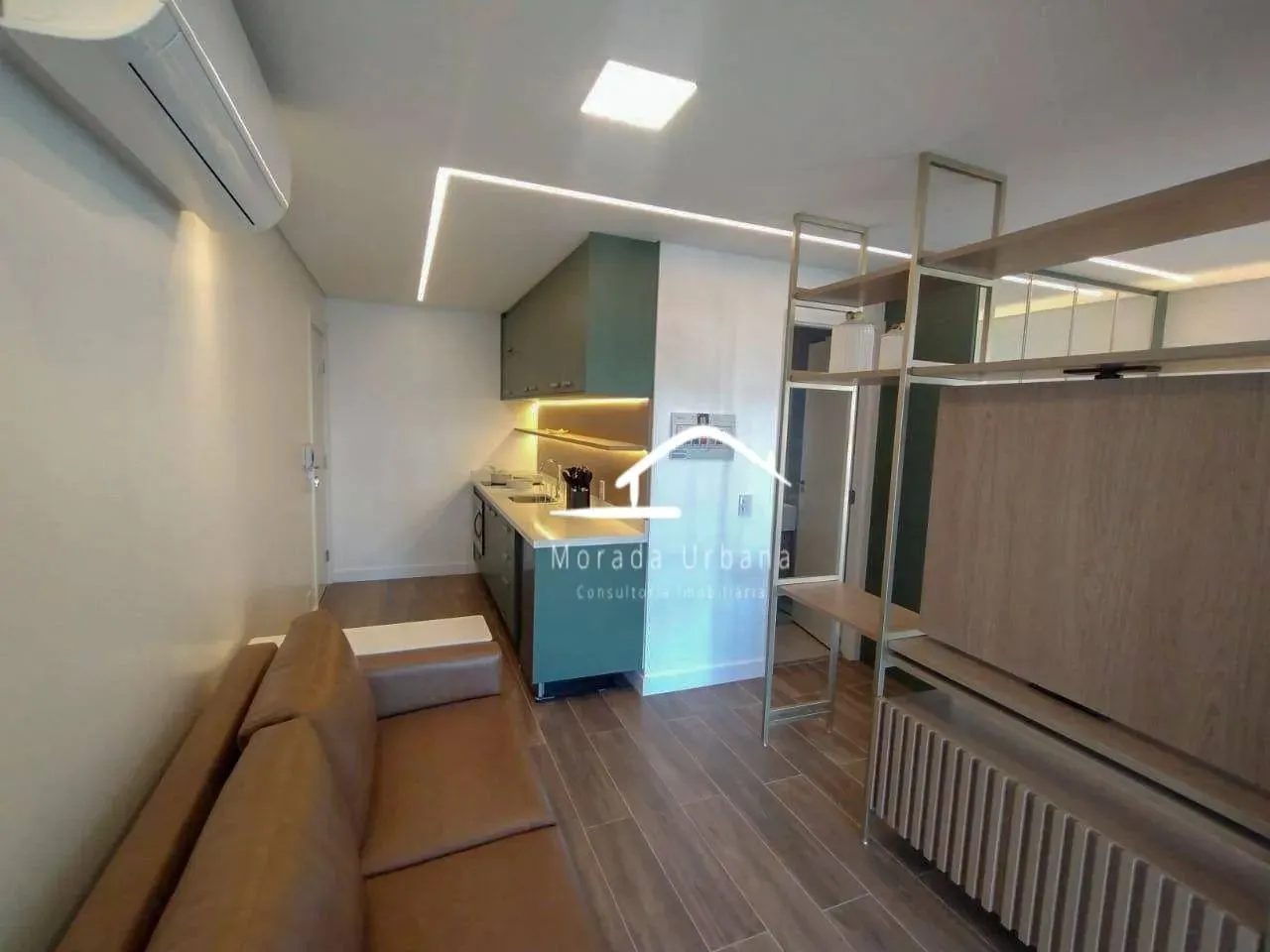 Studio novo à venda na Vila Madalena 34m² com varanda próximo ao Metrô Fradique