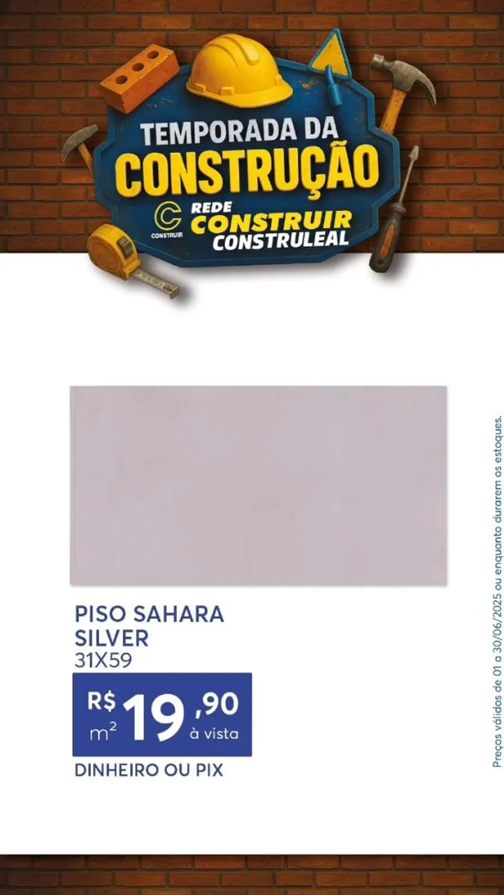 Piso Sahara Silver 31x59 - Oferta Imperdível!