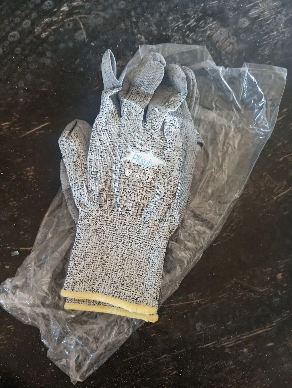 Luvas de proteção para mergulho - PKsub - Tamanho 8