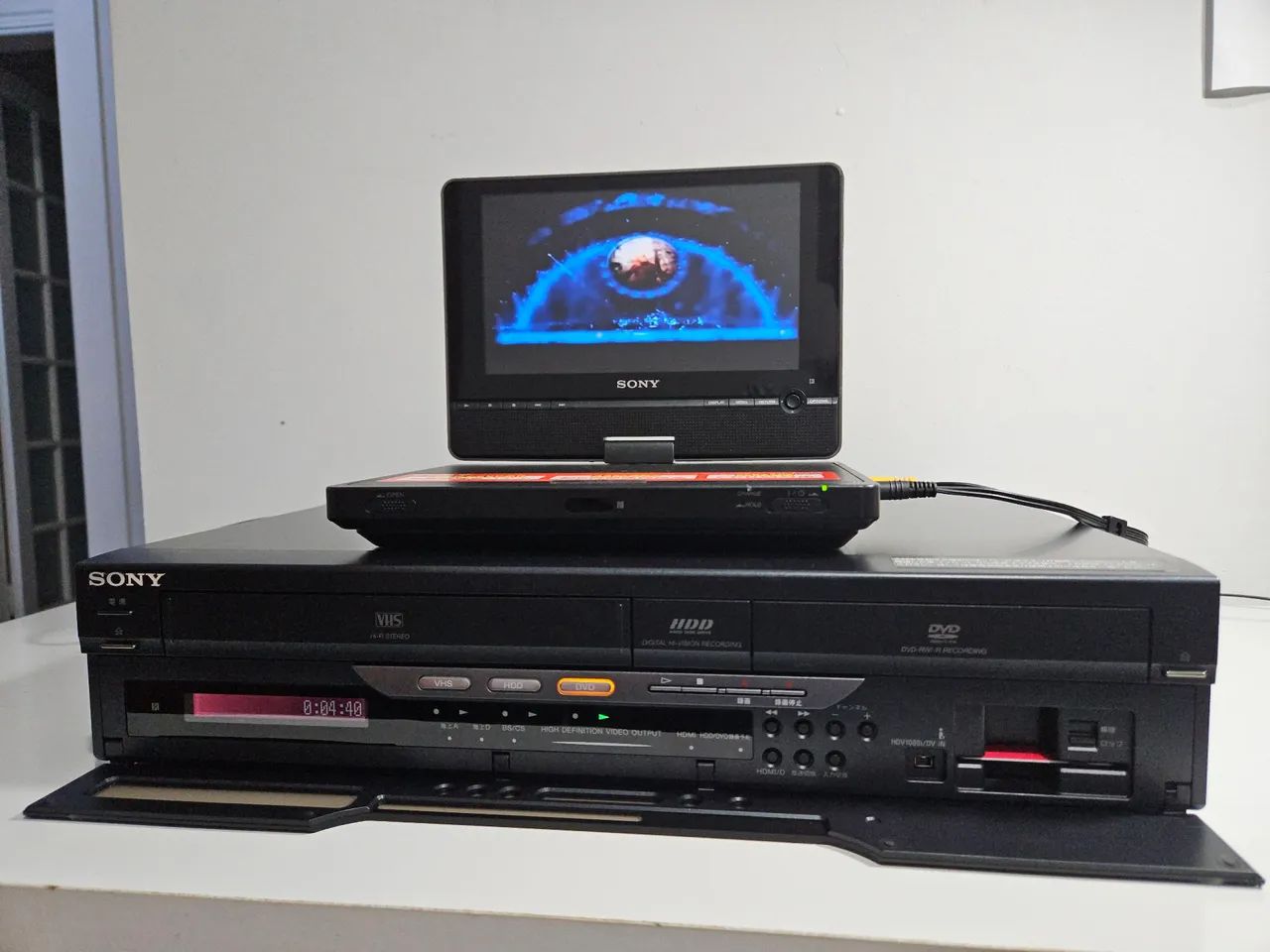 Gravador Sony RDZ-D60V DVD/VHS/HDD 250GB HDMI - DVD, Blu-Ray e