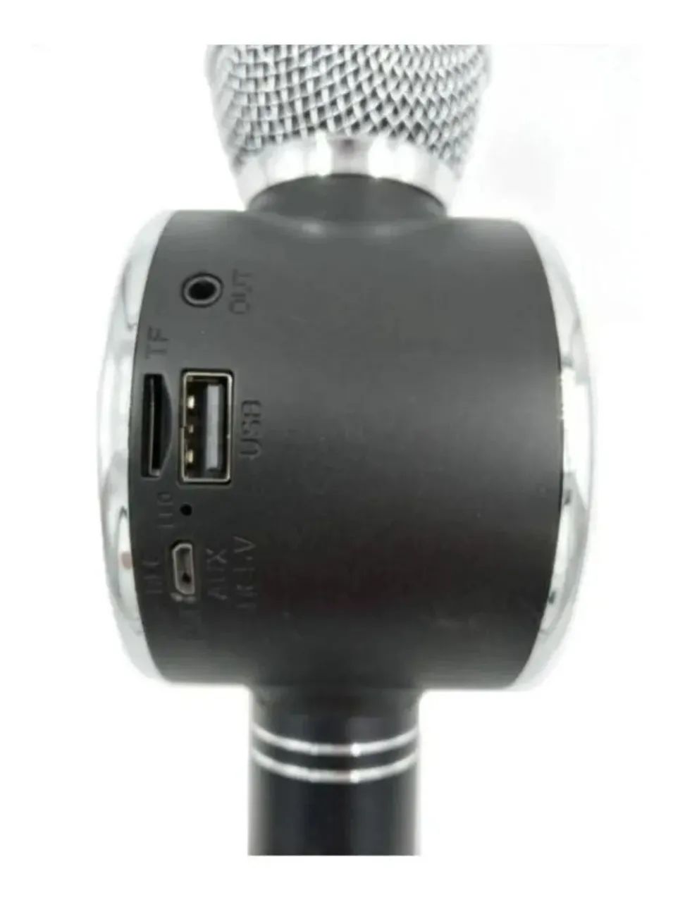 Microfone Karaoke Bluetooth Tomate MT-1035 Com Alto-Falante - Loja Coimbra Computadores  - Foto 4