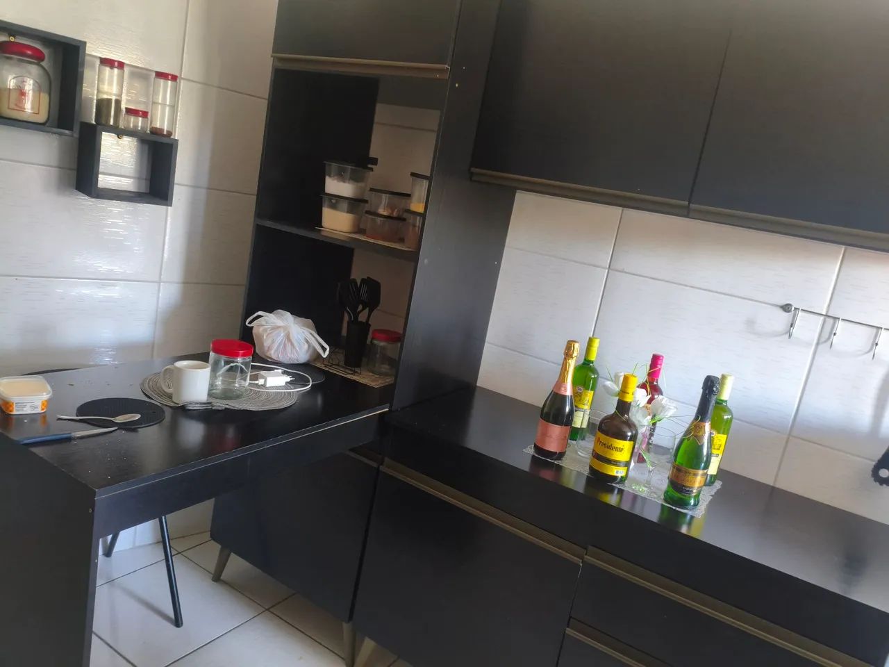 Móvel de Cozinha Preto Moderno - Foto 2
