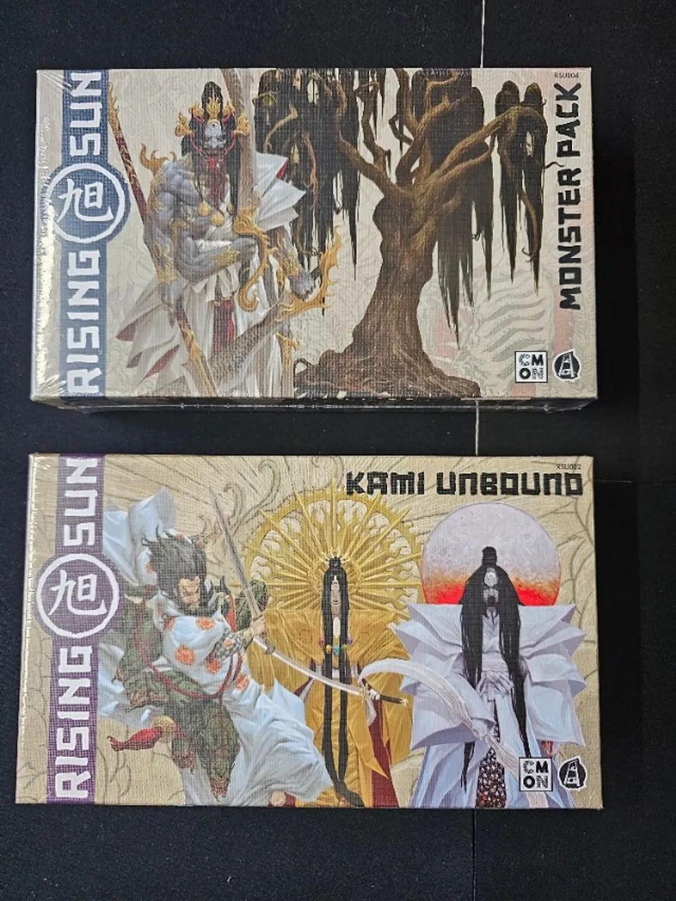 Rising Sun: Kami Unbound + Monster Pack Novo Jogo de Tabuleiro Importado Inglês