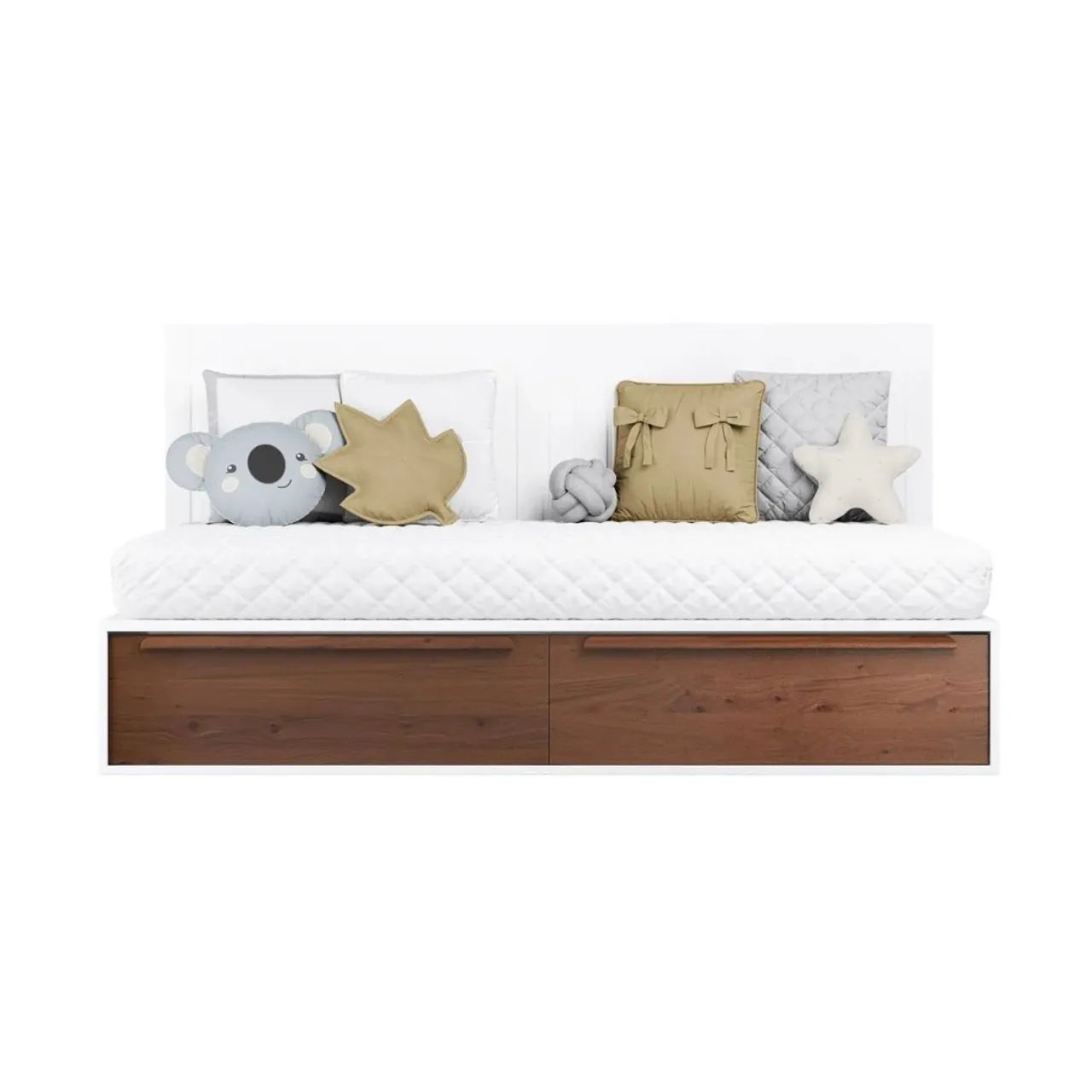 Cama Infantil Branco com Painel Sambalelê - Foto 4
