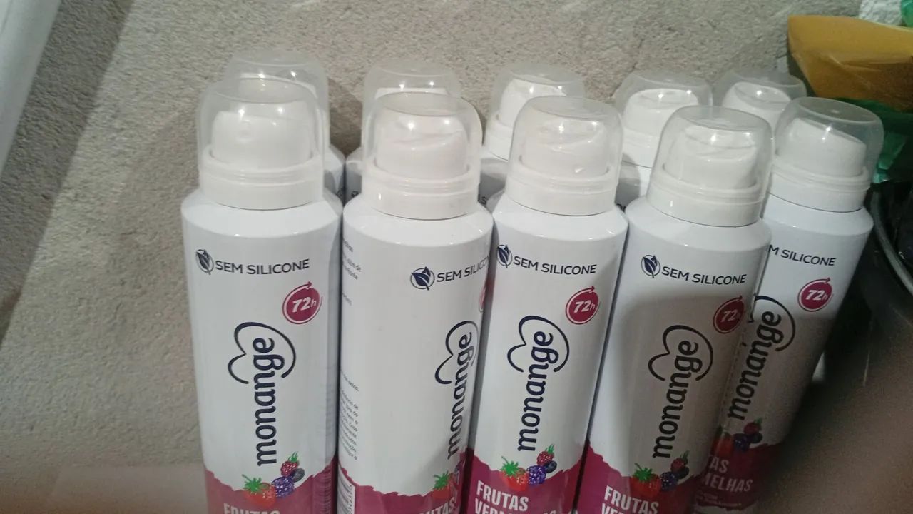Desodorantes Monange Frutas Vermelhas - Sem Silicone