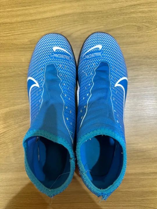 Chuteira Nike Mercurial Superfly 7 Club - Azul - Foto 4