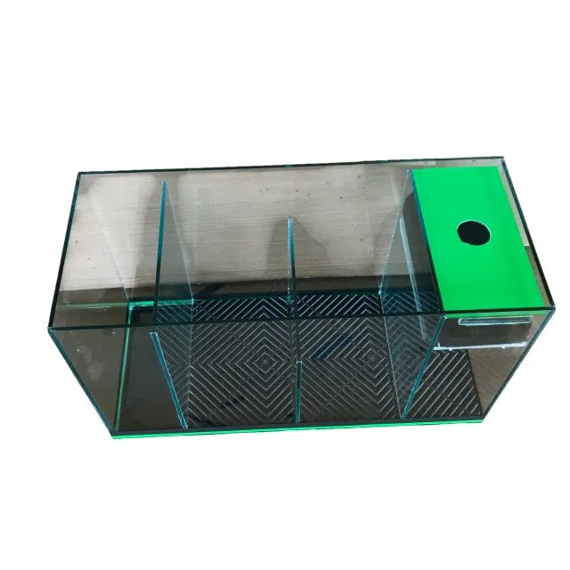 Sump / Filtro 60x40x40cm Vidro 6mm para Aquário Água Doce de 400 a 600 litros - Foto 3