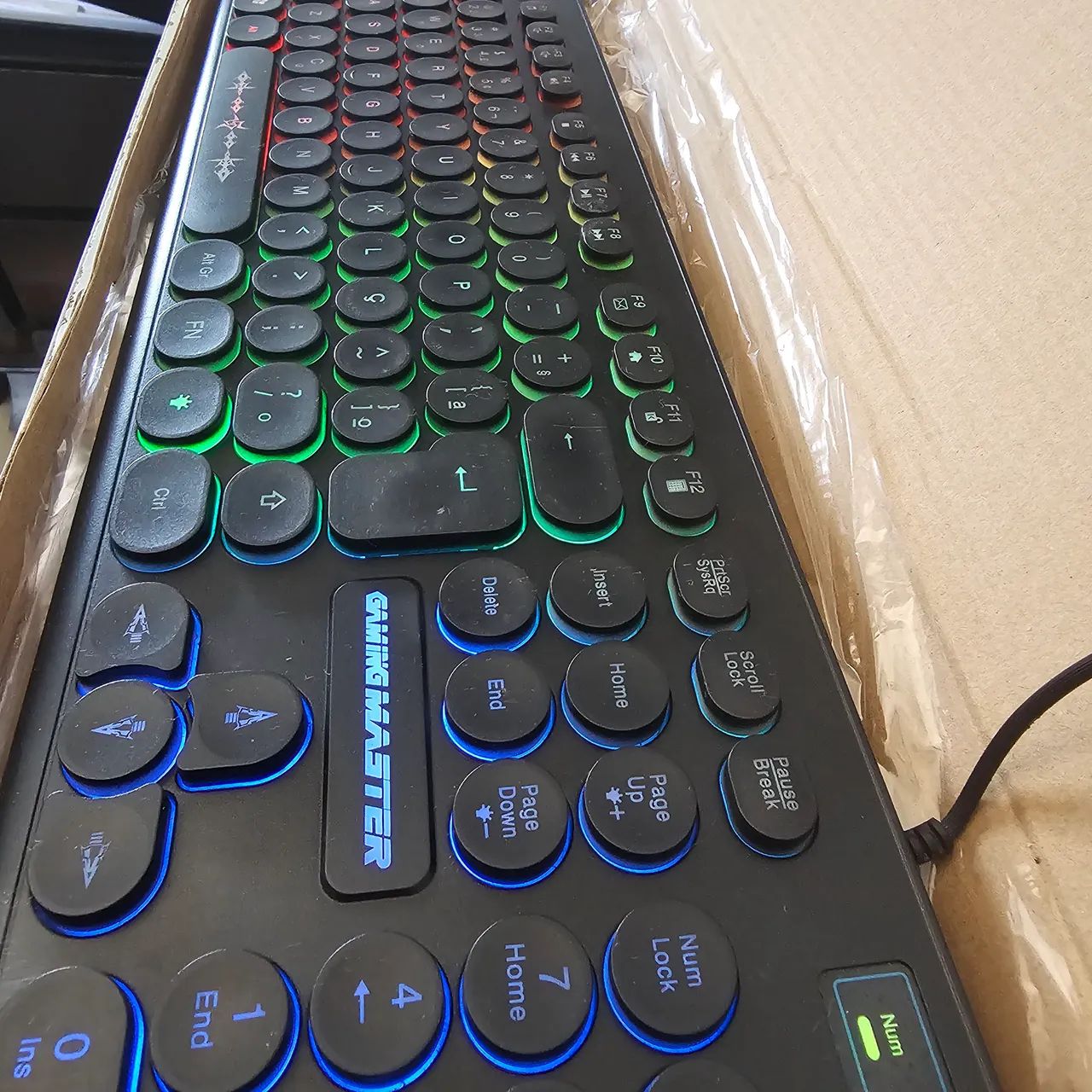 Teclado Gamer Steampunk Km76
