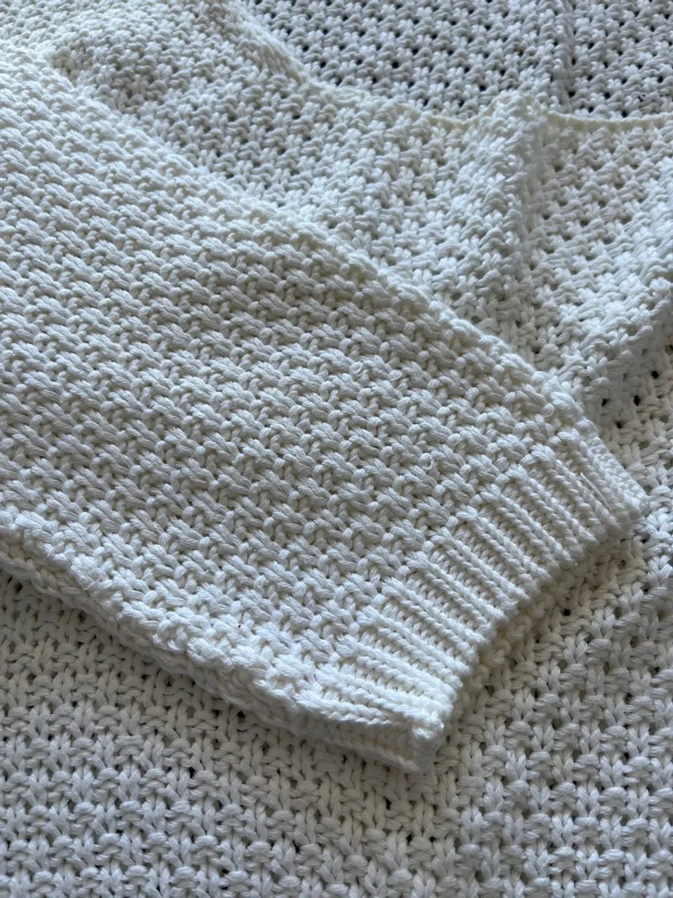 Blusa de Crochê Off White-Le Lis Blanc - Foto 2