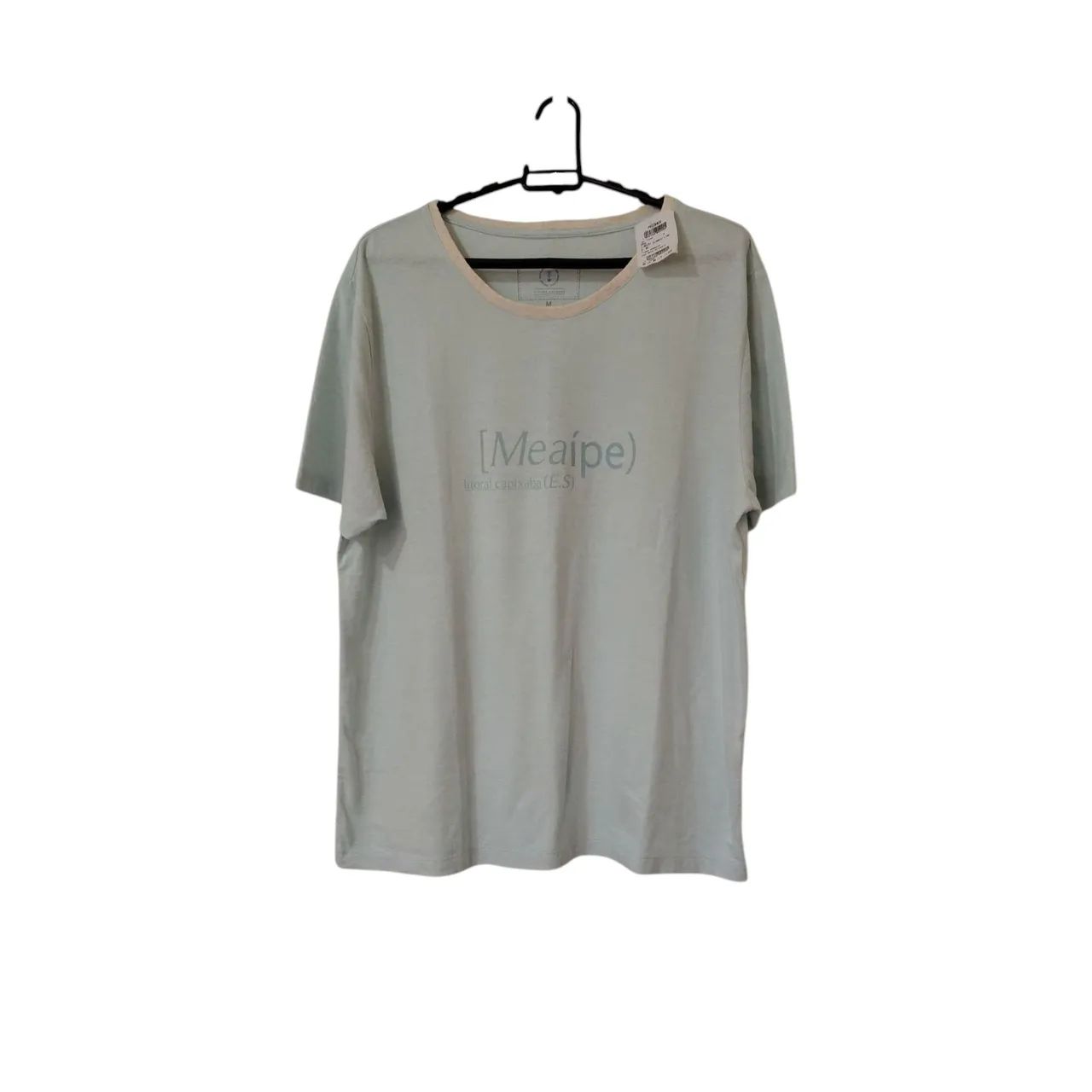 NOVA - Camiseta verde clara com etiqueta | básica premium, leve e versátil - Foto 2