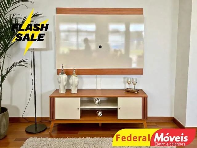 Painel + Rack  TV até 60" MAIS VENDIDO